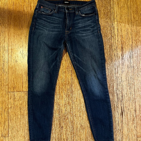 Hudson Dark Wash Skinny Jeans - Picture 1 of 4
